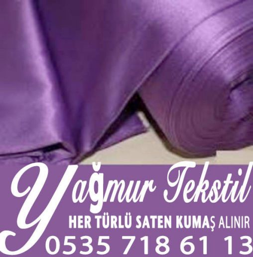 saten kumaş alınır 